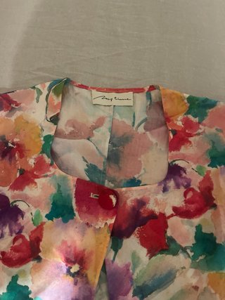 Conjunto chaqueta y vestido floral