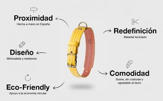 FÜÜR collar PALÜ XL reciclado cómodo resistente