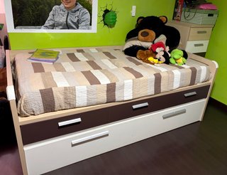 Cama nido con cajones 90x190