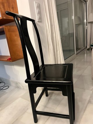Silla comedor estilo chino oriental madera 10 disp