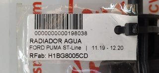 FORD PUMA ST-Line RADIADOR AGUA