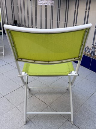 Conjunto 4 Sillas Terraza Plegables