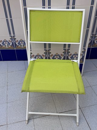 Conjunto 4 Sillas Terraza Plegables