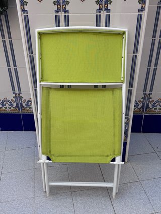 Conjunto 4 Sillas Terraza Plegables