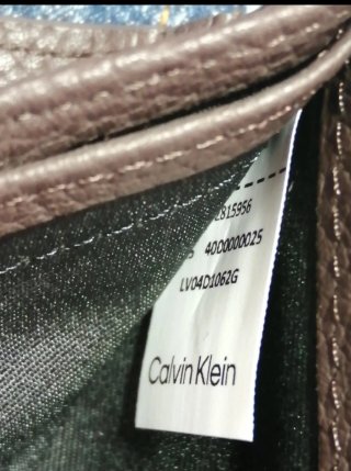Cartera Calvin Klein Hombre Marrón Oscuro