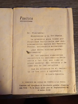 Guia de visitas a la feria de muestras de Barcelon