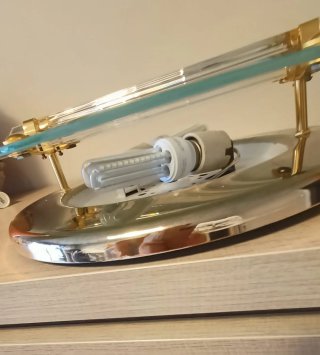 Plafón de diseño cristal tallado