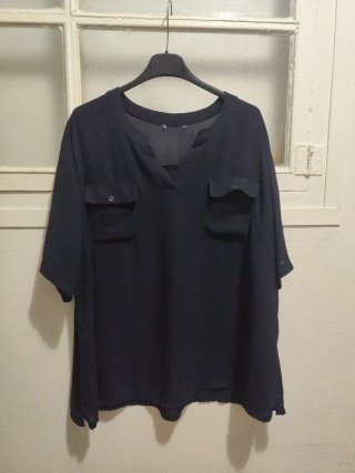 Blusa azul talla XL