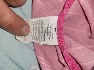 Bolsa deportiva Nike rosa con logo