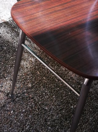 N.2 sedie formica Marrone e metallo cromato