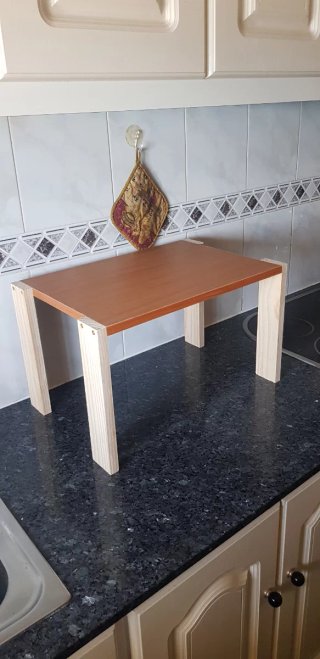 Estante para microondas y air flayer
