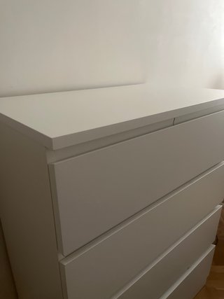 Cómoda blanca Ikea Malm