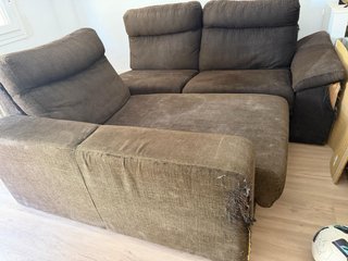 Sofá Chaiselongue con Almacenamiento
