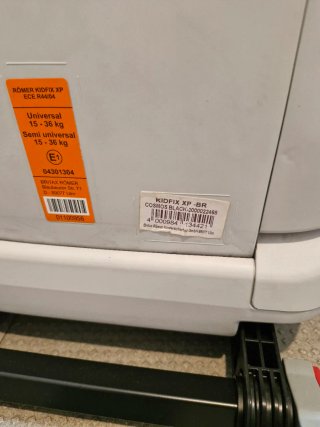 Silla coche Britax kidfix XP  Römer negra