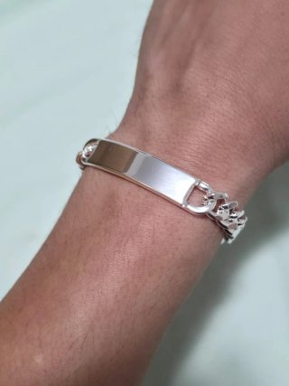 Pulsera de Plata de 20cm/ Hombre