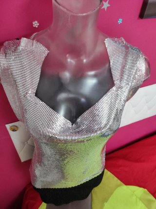 Top metálico modelo tipo phaco rabaane cadenas
