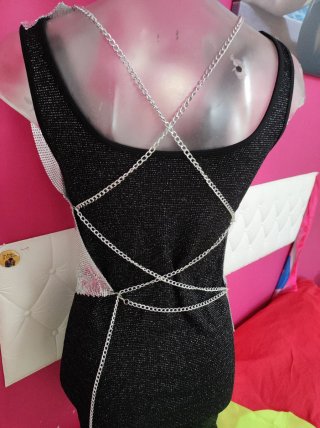 Top metálico modelo tipo phaco rabaane cadenas