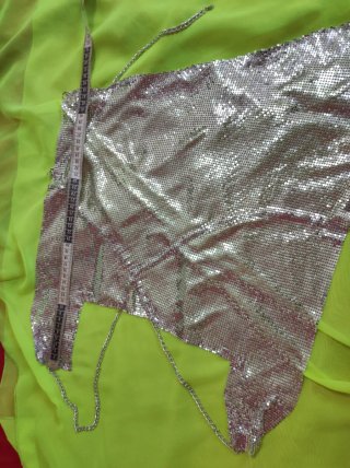 Top metálico modelo tipo phaco rabaane cadenas