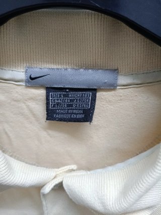 Polo Nike manga larga beige Talla L