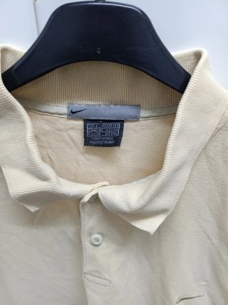 Polo Nike manga larga beige Talla L