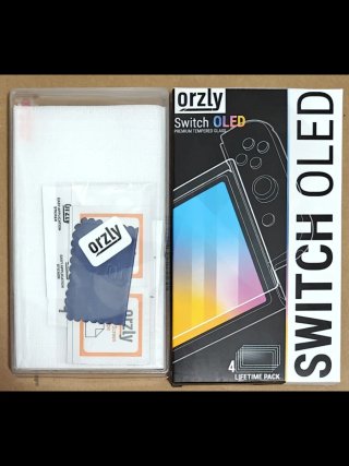 Orzly Vetro Temperato Nintendo Switch OLED x4