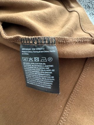 Top H&M Edition taglia S marrone
