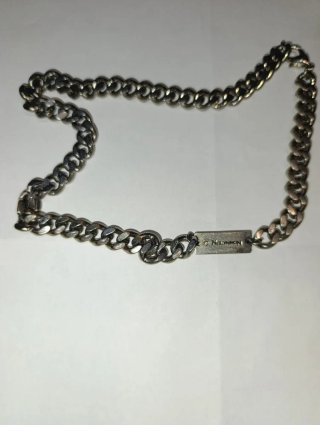 Collana D&G Uomo Argento con Moschettone