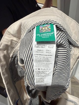 Pantalón La Martina Beige Talla 33