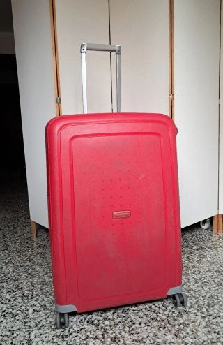 Maleta Grande Samsonite Roja