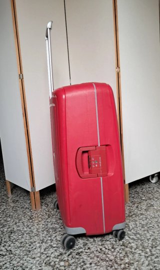 Maleta Grande Samsonite Roja