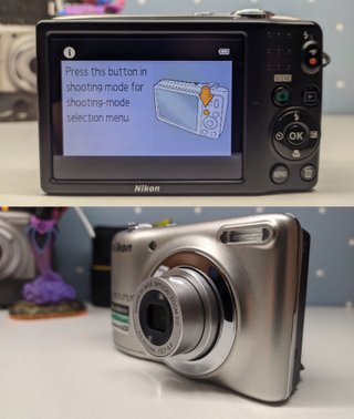 Cámara Nikon Coolpix L25 + Tarjeta SD 4GB Completa