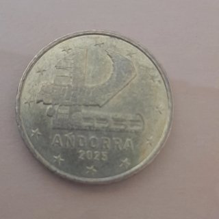 Moneda 50 céntimos Andorra 2025