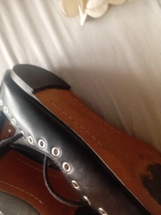 Zapatos planos Zara negros talla 38