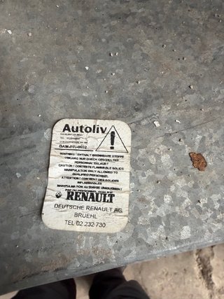 Cinturón de seguridad Renault Autoliv