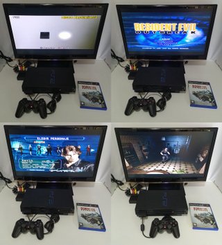 Resident Evil Outbreak PS2 PAL España (LEED)