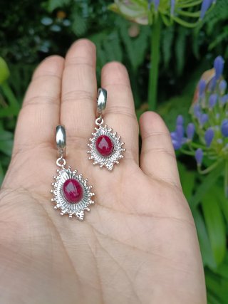 Pendientes Arabesco Artesanales - Pétalos de Rosa