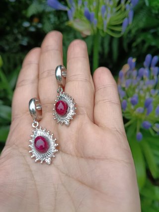 Pendientes Arabesco Artesanales - Pétalos de Rosa