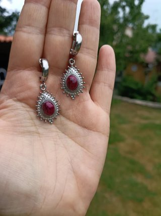 Pendientes Arabesco Artesanales - Pétalos de Rosa