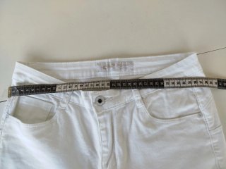 Pantalón Vaquero Blanco Mujer