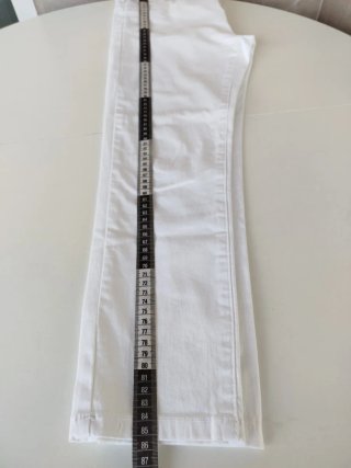 Pantalón Vaquero Blanco Mujer
