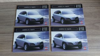4 cartoline Nissan KYXX concept anni 90