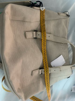 Bolso Desigual Beige/Blanco