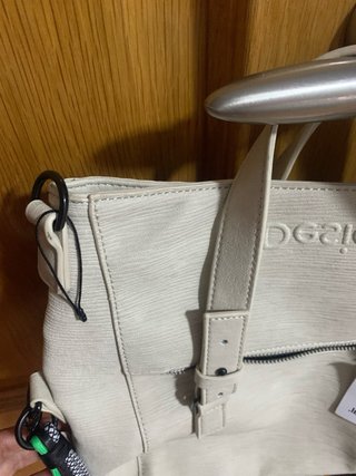 Bolso Desigual Beige/Blanco