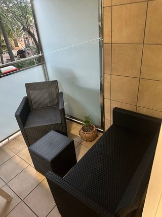Conjunto de terraza ratán negro