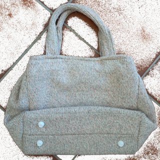 Borsa Pinko Lana Beige Paillettes Scritta