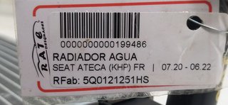 SEAT ATECA (KHP) FR RADIADOR AGUA