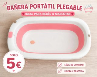 Bañera Portátil Plegable Bebé/Mascota