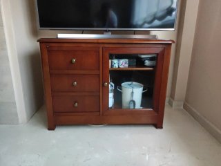 Salón Completo Madera maciza en Cerezo.