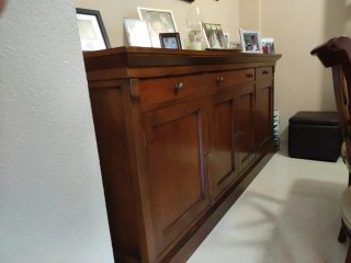 Salón Completo Madera maciza en Cerezo.
