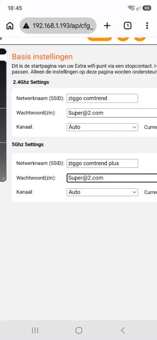 Pack 3 PLC Ziggo G.hn WiFi Multiroom